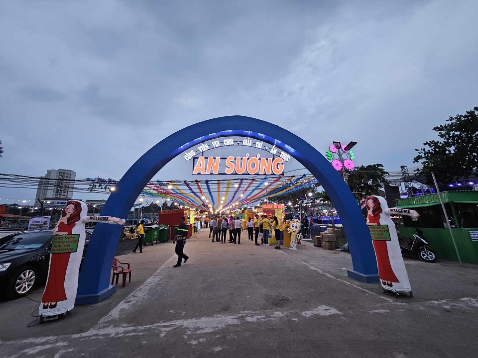 Dự án khu dân cư An Sương, quận 12: Lấy đất công viên mở chợ đêm, dựng hàng trăm ki ốt để cho thuê? 