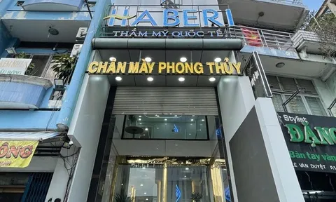 Xử phạt và đình chỉ hoạt động 18 tháng cơ sở chân mày phong thủy Haberi
