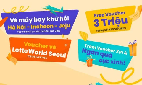 Du lịch Hàn Quốc như thổ địa với cơ hội trúng vé máy bay khứ hồi quốc tế