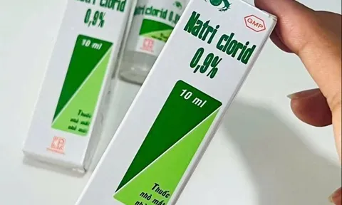 Xử phạt công ty Pharmedic sản xuất lô thuốc nhỏ mắt Natri clorid 0,9% vi phạm chất lượng