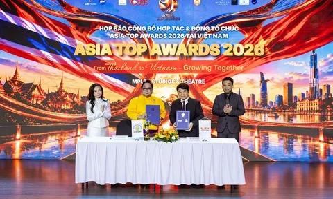 Asia Top Awards 2026 công bố 35 giải thưởng về văn hóa, nghệ thuật, giải trí và 7 hạng mục khối doanh nghiệp